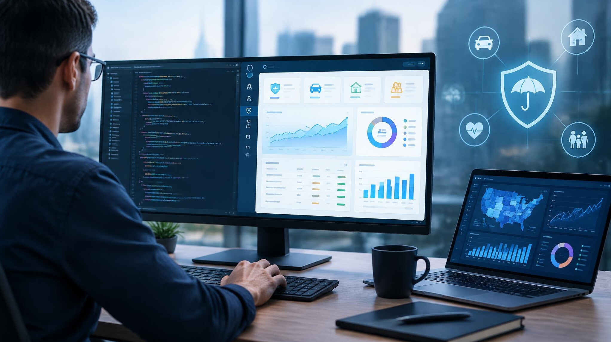 insurance software dashboard