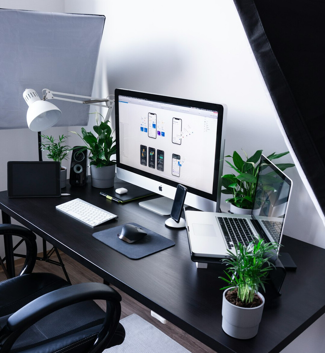 futuristic tech office