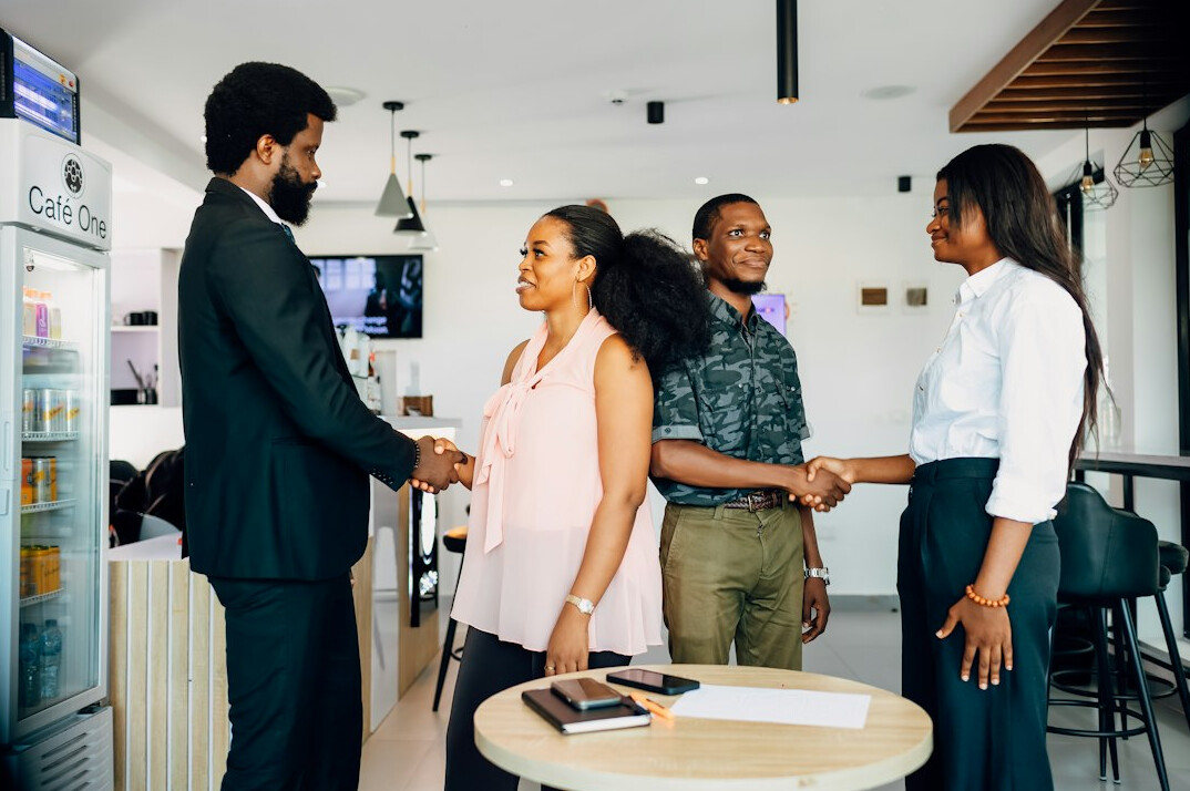 client handshake meeting